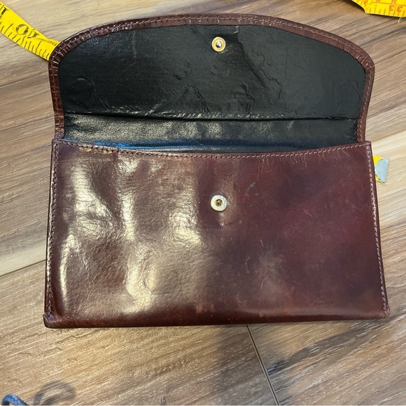 Vintage Gary's Leather  Credit Card ID Window Bifold Wallet - Made in USA - Picture 5 of 8